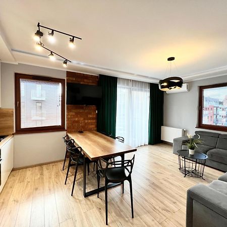 Stylish Apartment Oldtown Riverview Balcony Gdańsk Exterior foto