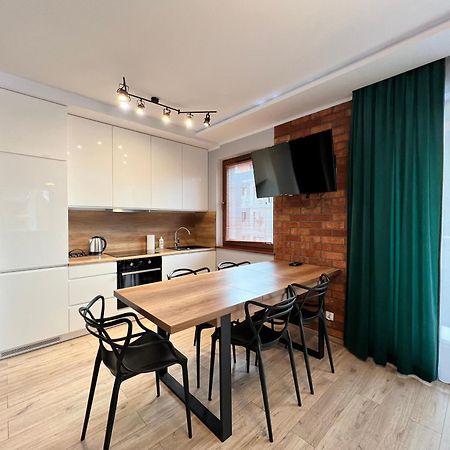Stylish Apartment Oldtown Riverview Balcony Gdańsk Exterior foto