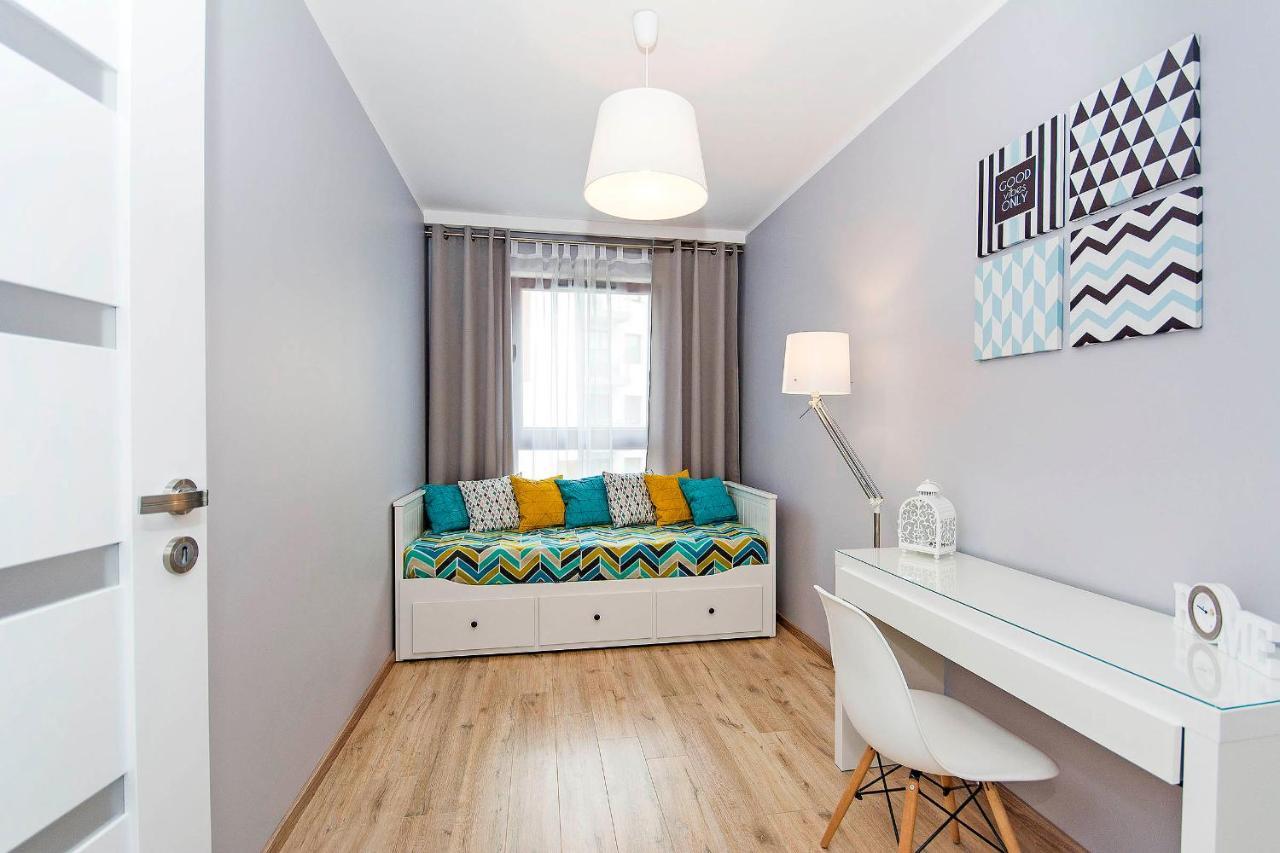 Stylish Apartment Oldtown Riverview Balcony Gdańsk Exterior foto