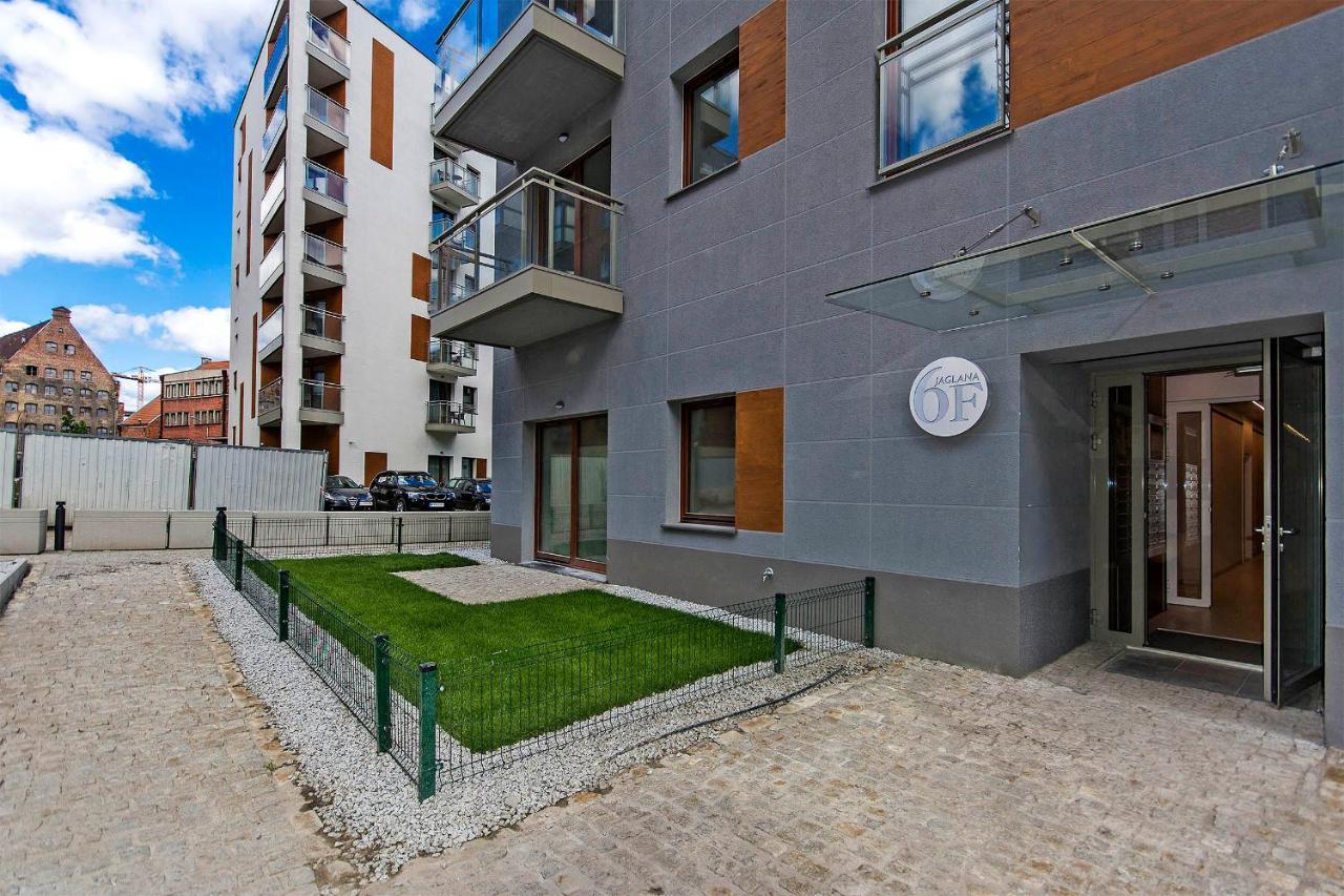 Stylish Apartment Oldtown Riverview Balcony Gdańsk Exterior foto