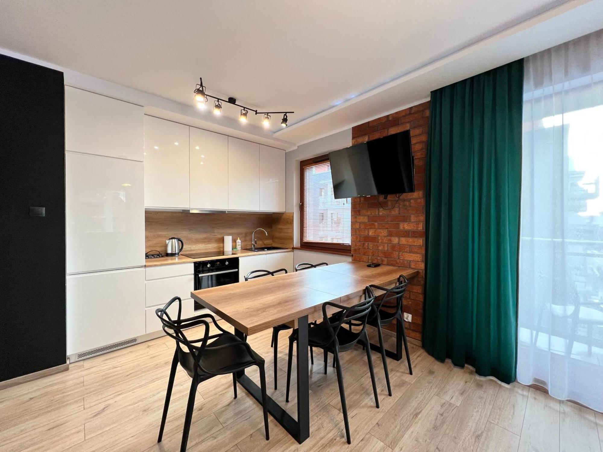 Stylish Apartment Oldtown Riverview Balcony Gdańsk Exterior foto